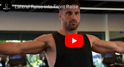 How To Do a Resistance Band Lateral Raise Into Front Raise