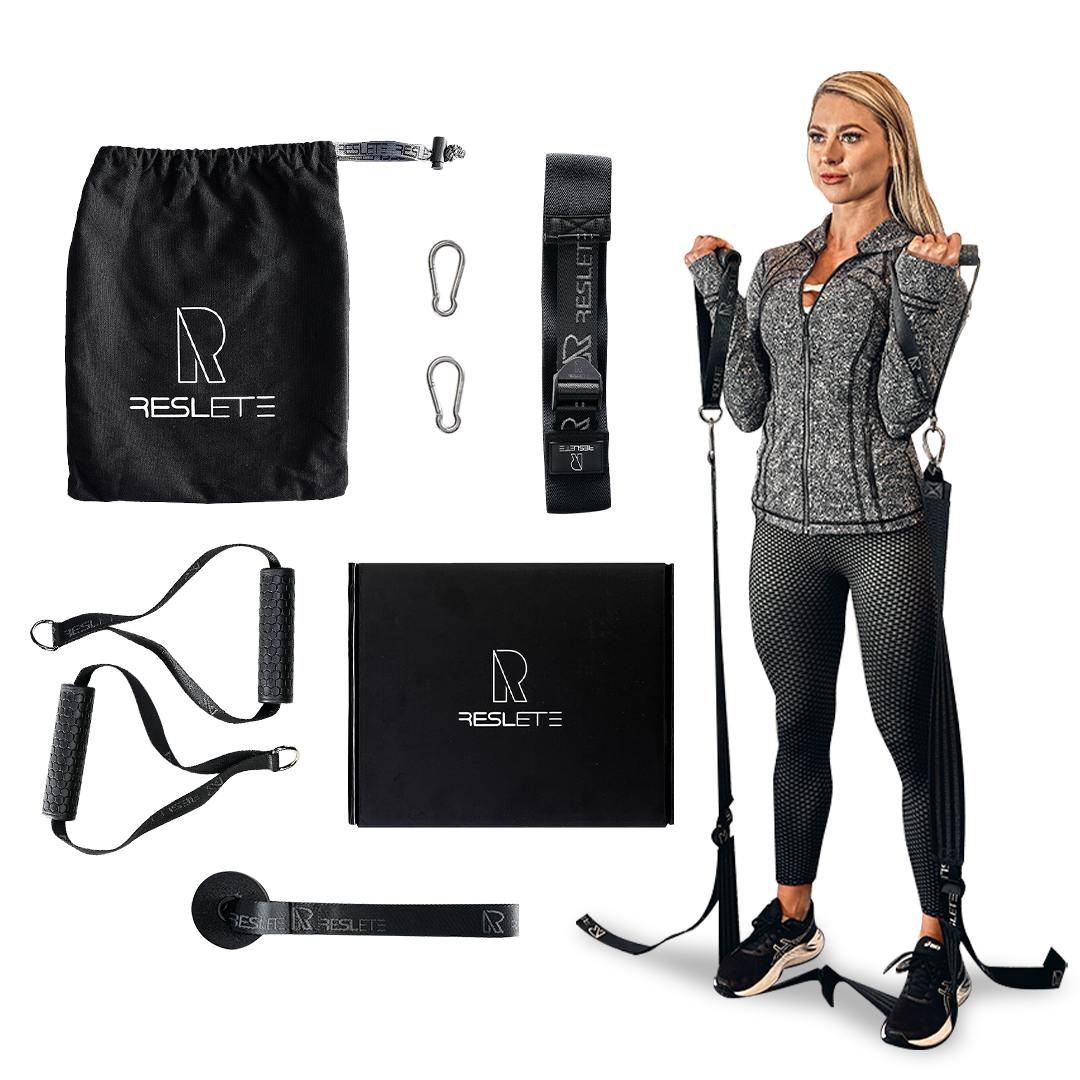 Get fit anytime anywhere with the Reslete resistance band